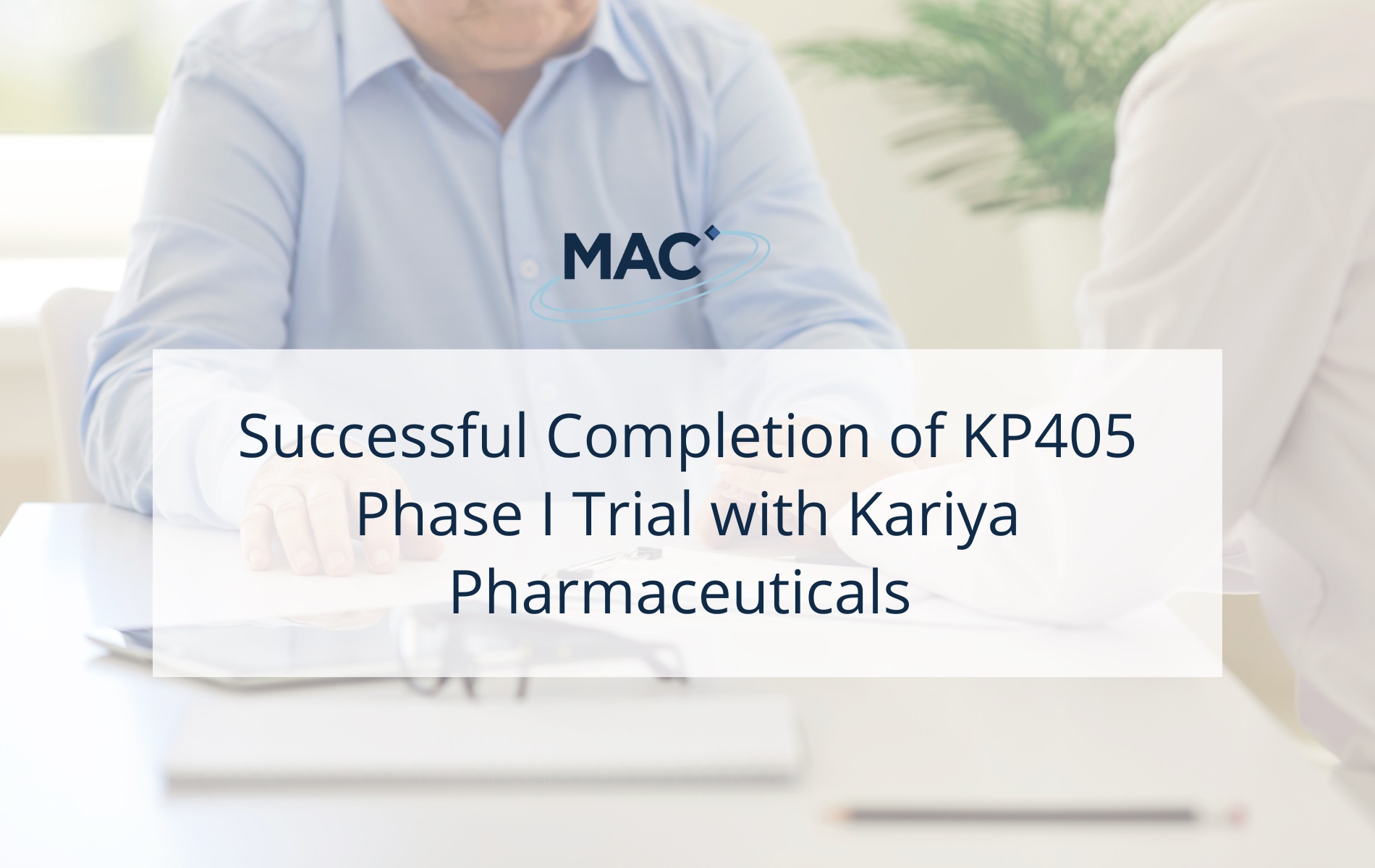 MAC and Kariya Completed KP405